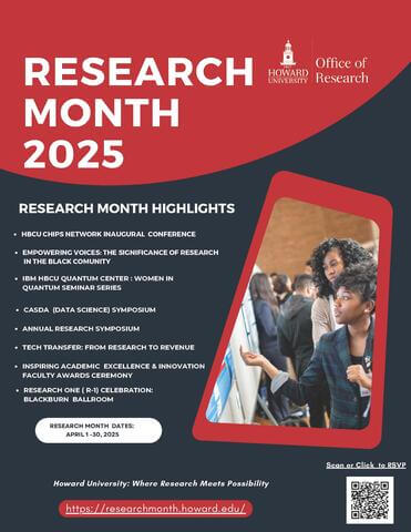 Research Month 2025 flyer
